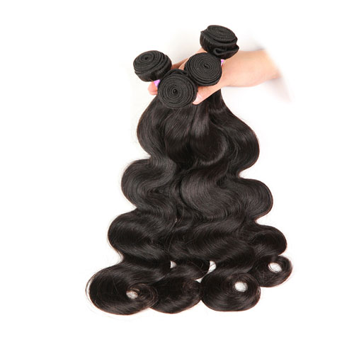 Body Wave 3 Bundels Met Sluiting Braziliaanse Haar Weefsel Bundels Haarverlenging Non-Remy Human Hair Bundels Met sluiting