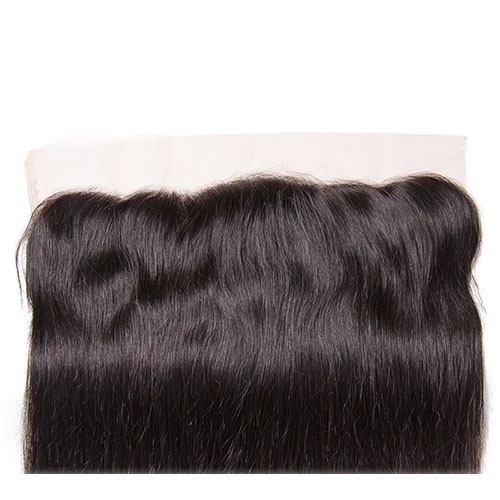Icenu Serie Remy Haar Maleisische Steil Haar Kant Frontale 13 "x 4" Oor tot Oor Frontale sluiting Zwitserse Kant Menselijk Haar